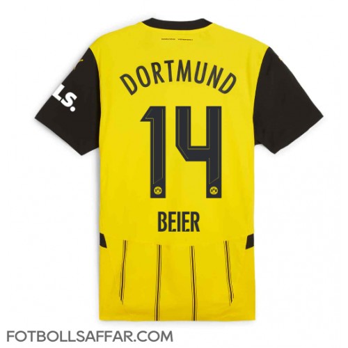 Borussia Dortmund Maximilian Beier #14 Hemmatröja 2024-25 Kortärmad